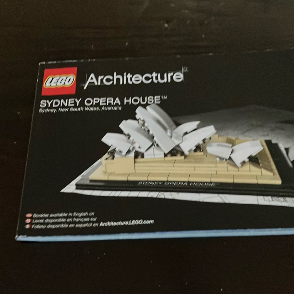 Lego architecture Instructions Manual Booklet for Sydney opera house
MANUAL ONLY